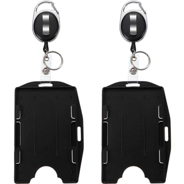 Plastic 2 Cards Badge Holder Item No#30926 - Image 2