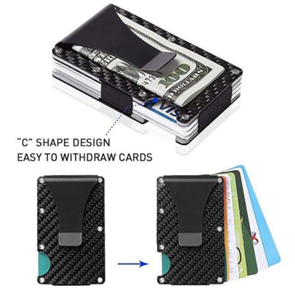 Minimalist Wallet For Men With Money Clip Item No#30938 - Image 4