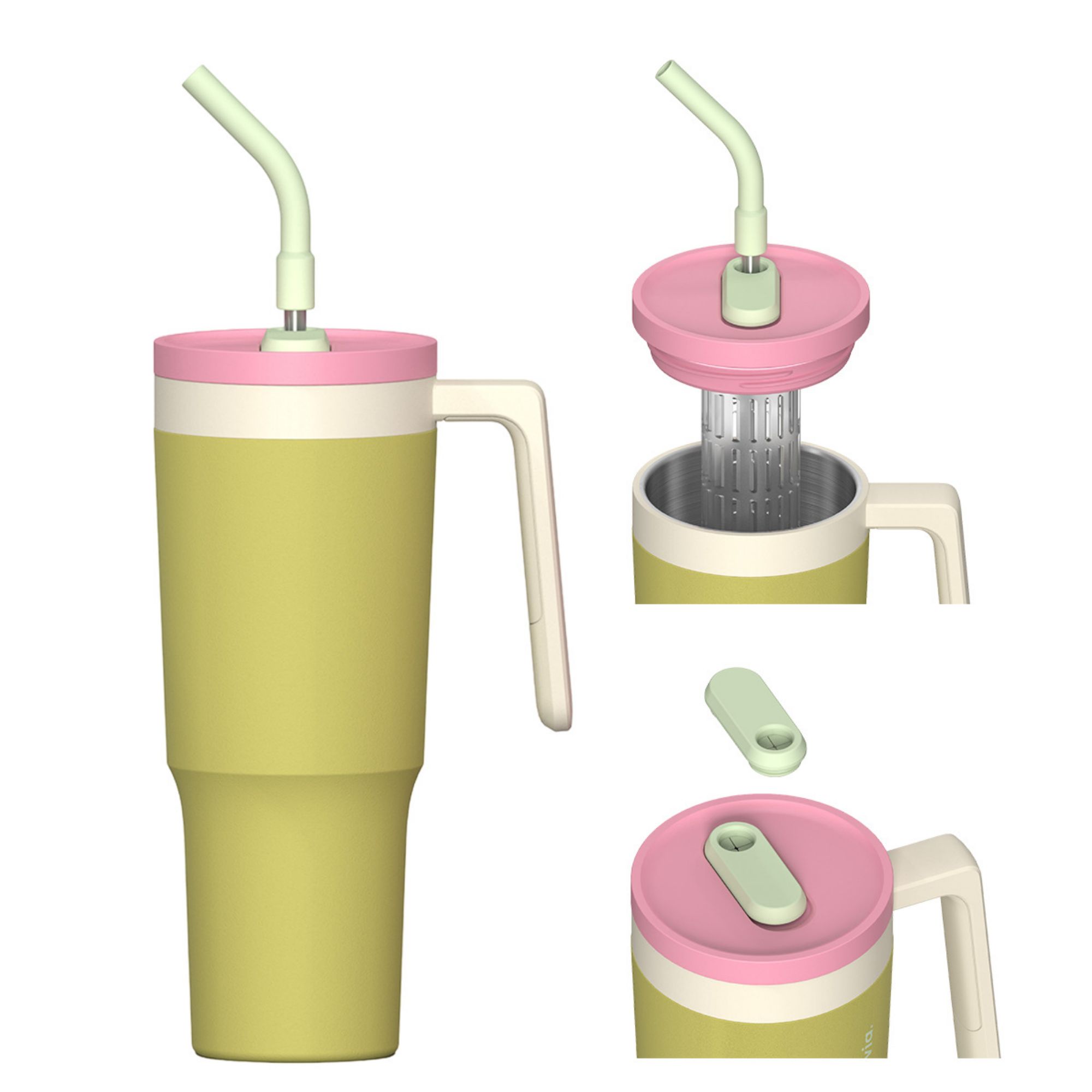 40 Oz Stainless Steel Tumbler Item No#30949 - Image 4