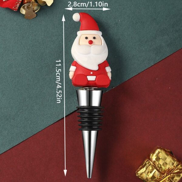 Santa Claus Wine Stopper Item No#30952 - Image 3
