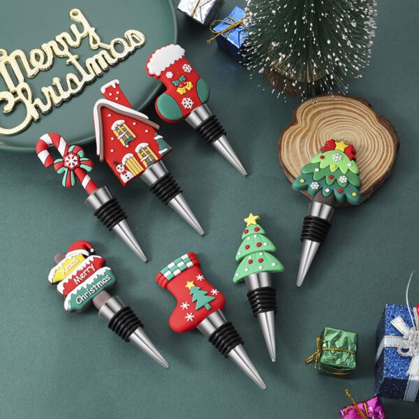 Christmas Wine Bottle Stopper Item No#30959 - Image 4