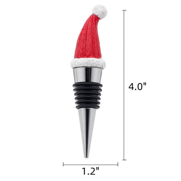 Festive Christmas Wine Stopper Item No#30960 - Image 3