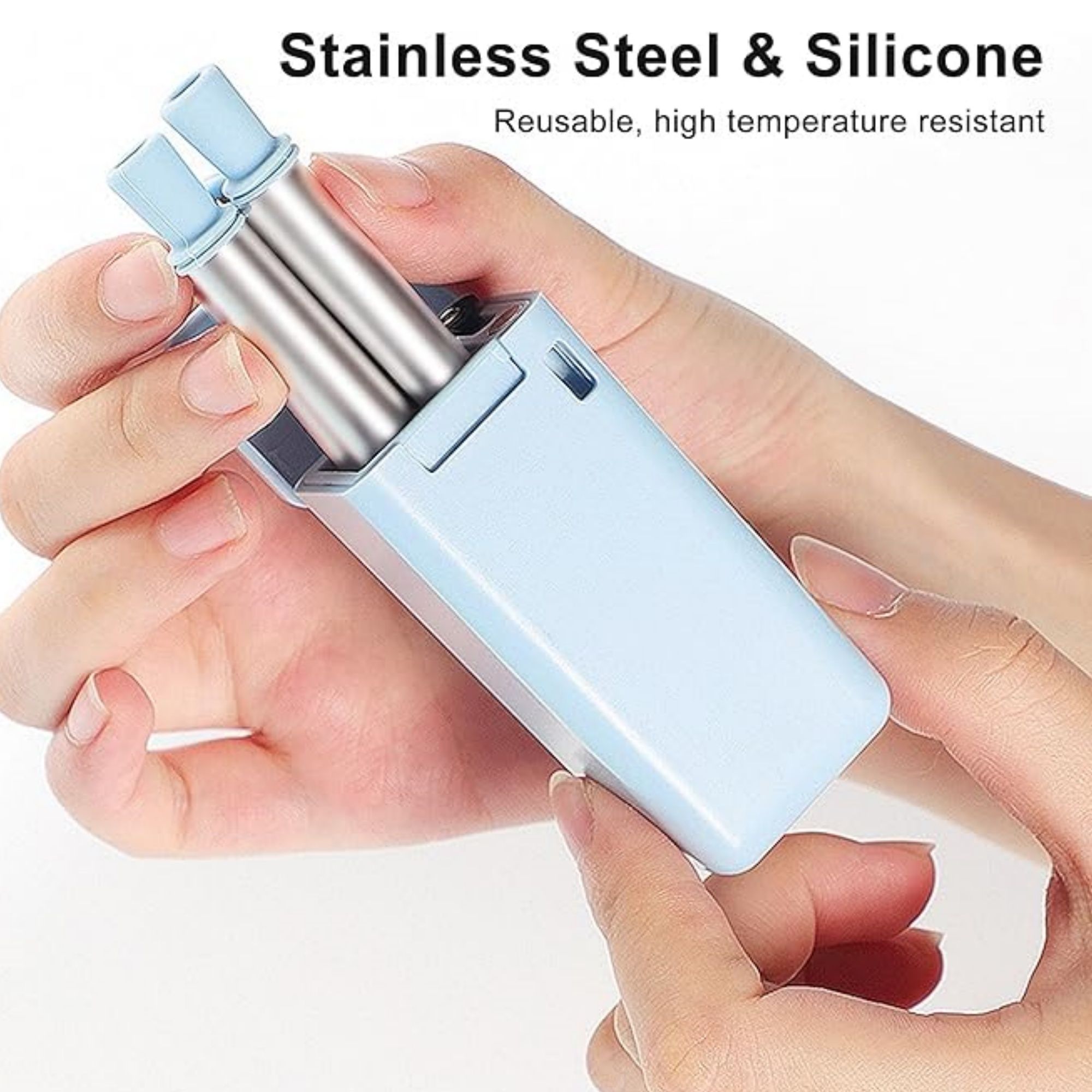 Collapsible Straw With Carrying Case Item No#30961 - Image 4