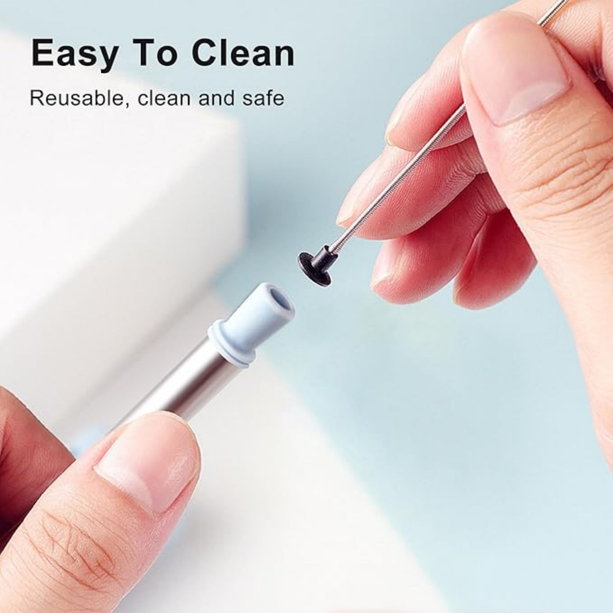 Collapsible Straw With Carrying Case Item No#30961 - Image 6