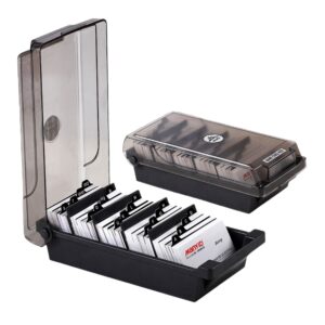 500 Cards Index Card Organizer With Dividers And Index Tabs Item No#30965