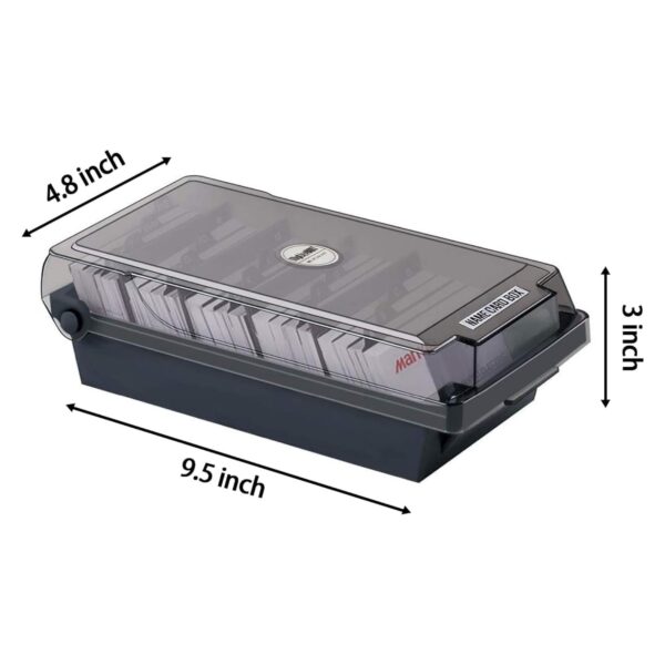 500 Cards Index Card Organizer With Dividers And Index Tabs Item No#30965 - Image 3