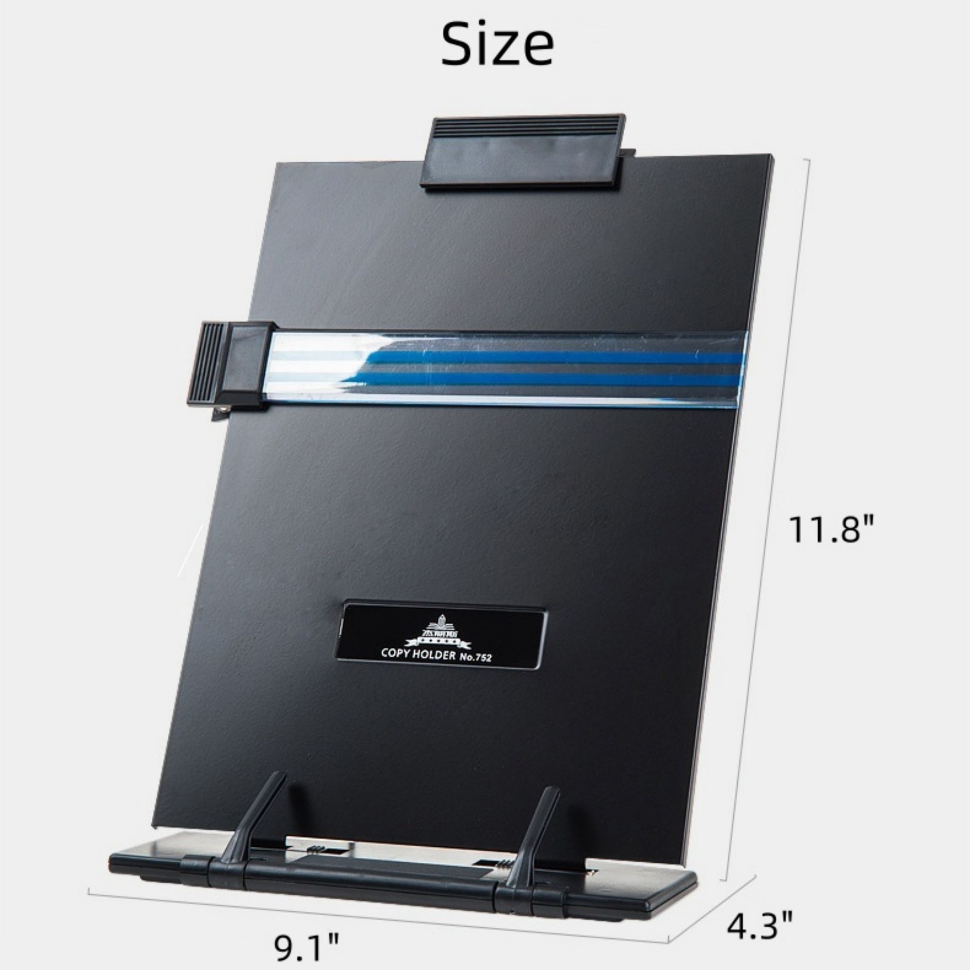 Desktop Document Holder With Adjustable Clip And Line Guide Item No#30972 - Image 3