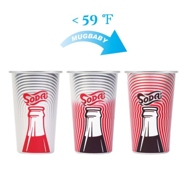 16 Oz Aluminum Color Changing Cups Item No#30978 - Image 2