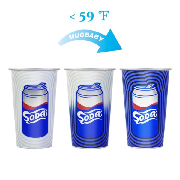 16 Oz Aluminum Color Changing Cups Item No#30980 - Image 2