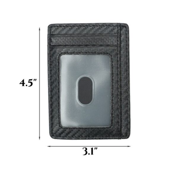 Small Rfid Blocking Leather Card Holder Item No#30984 - Image 3