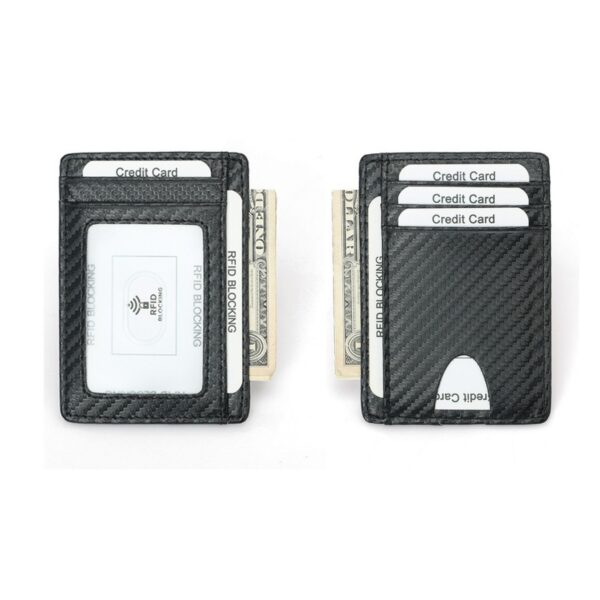 Small Rfid Blocking Leather Card Holder Item No#30984 - Image 4