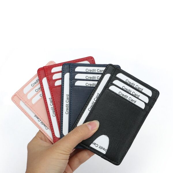 Small Rfid Blocking Leather Card Holder Item No#30986 - Image 5
