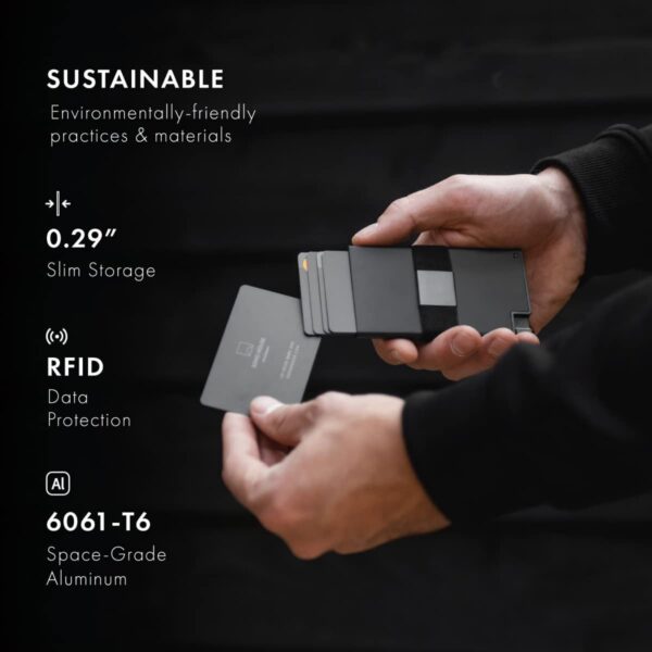 Men'S Slim Aluminium Card Holder Item No#30988 - Image 5