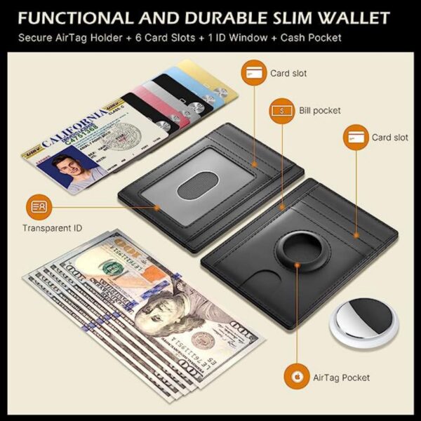 Slim Minimalist Tag Card Holder Item No#30989 - Image 4