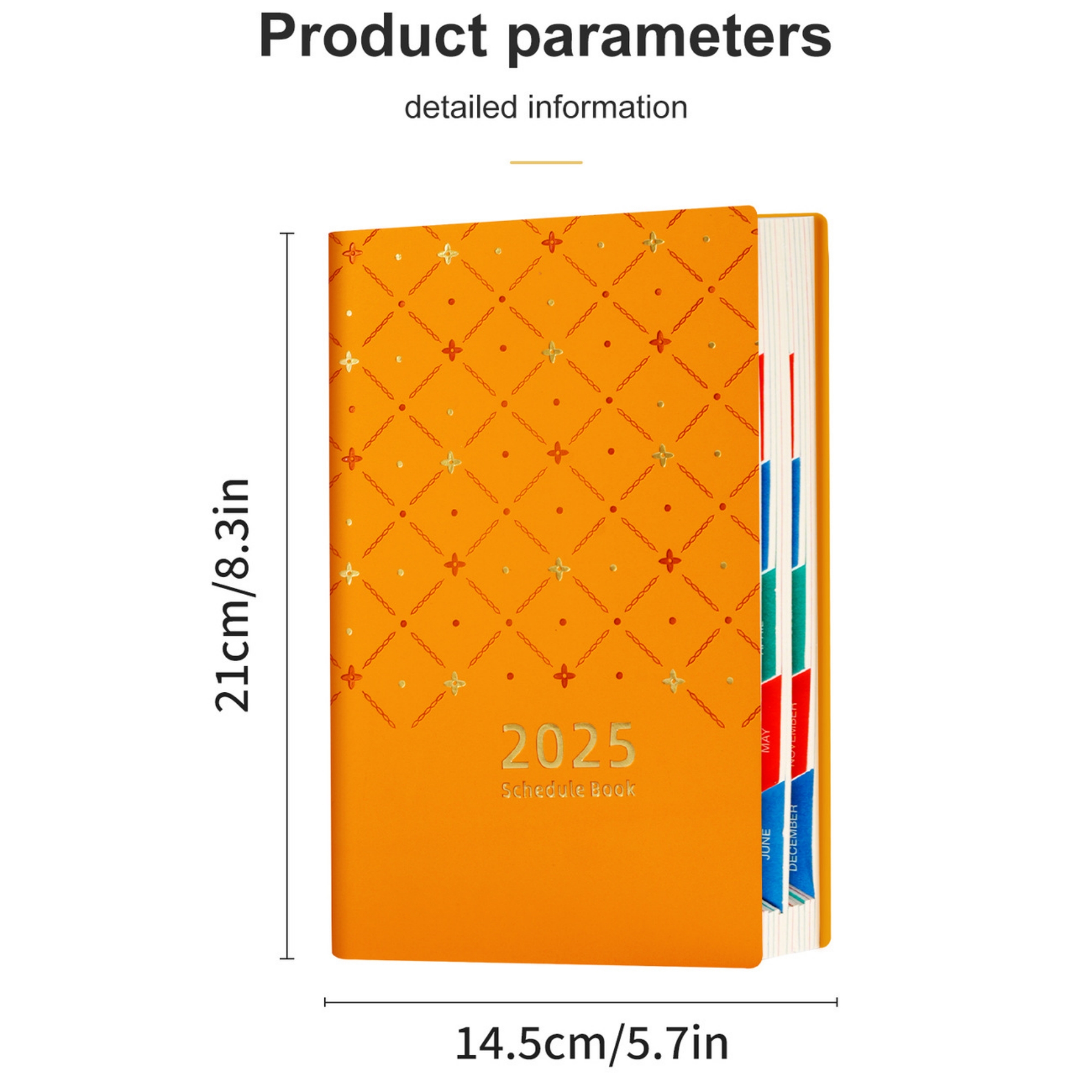 A5 Schedule Notebook 2025 Item No#31374 - Image 3