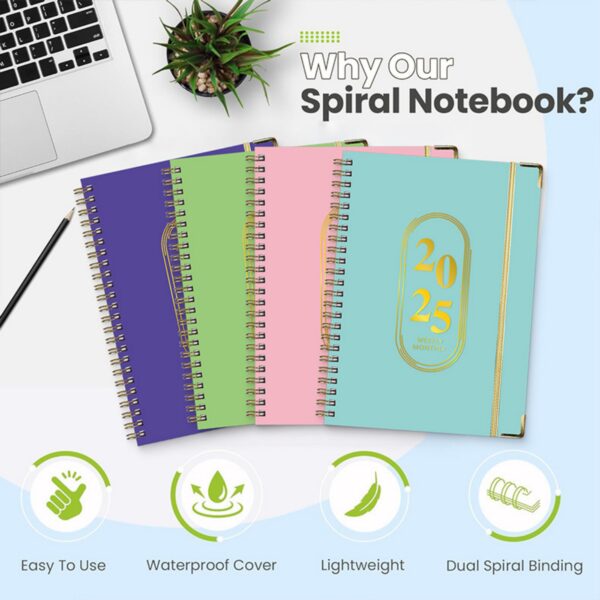 Weekly Monthly Planner 2025 Item No#31375 - Image 6