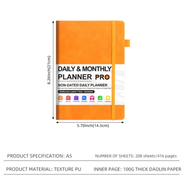 Daily And Monthly Planner Item No#31380 - Image 3