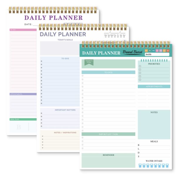 Undated Daily Planner A4 Item No#31381