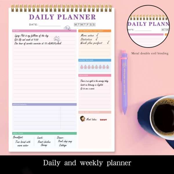 Undated Daily Planner A4 Item No#31381 - Image 5