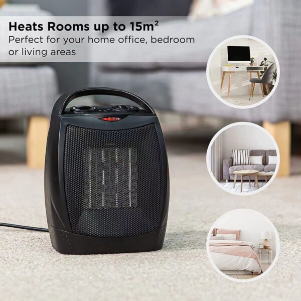 Portable Electric Heater Fan Item No#31384 - Image 4