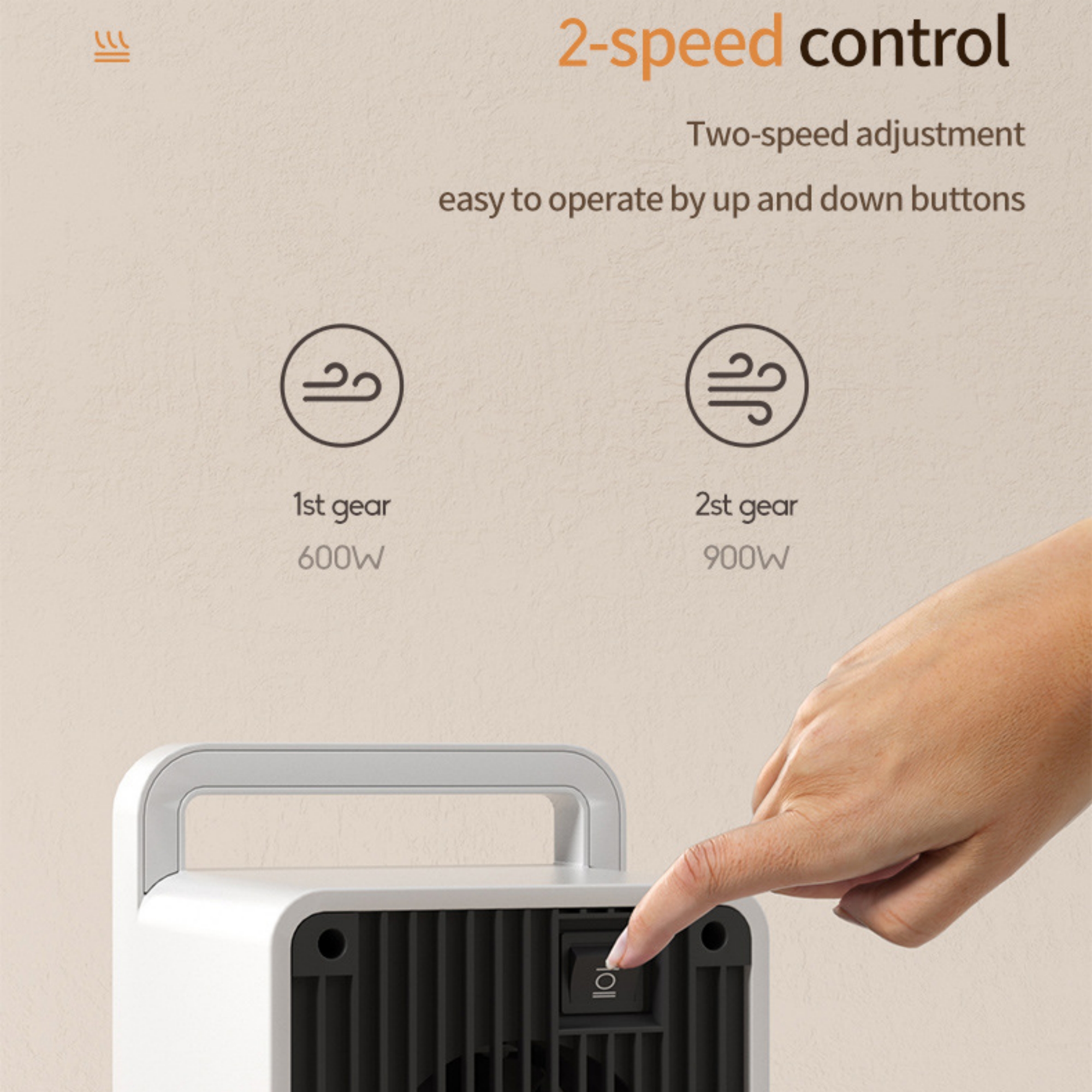 Space Heater With Handle Item No#31386 - Image 3