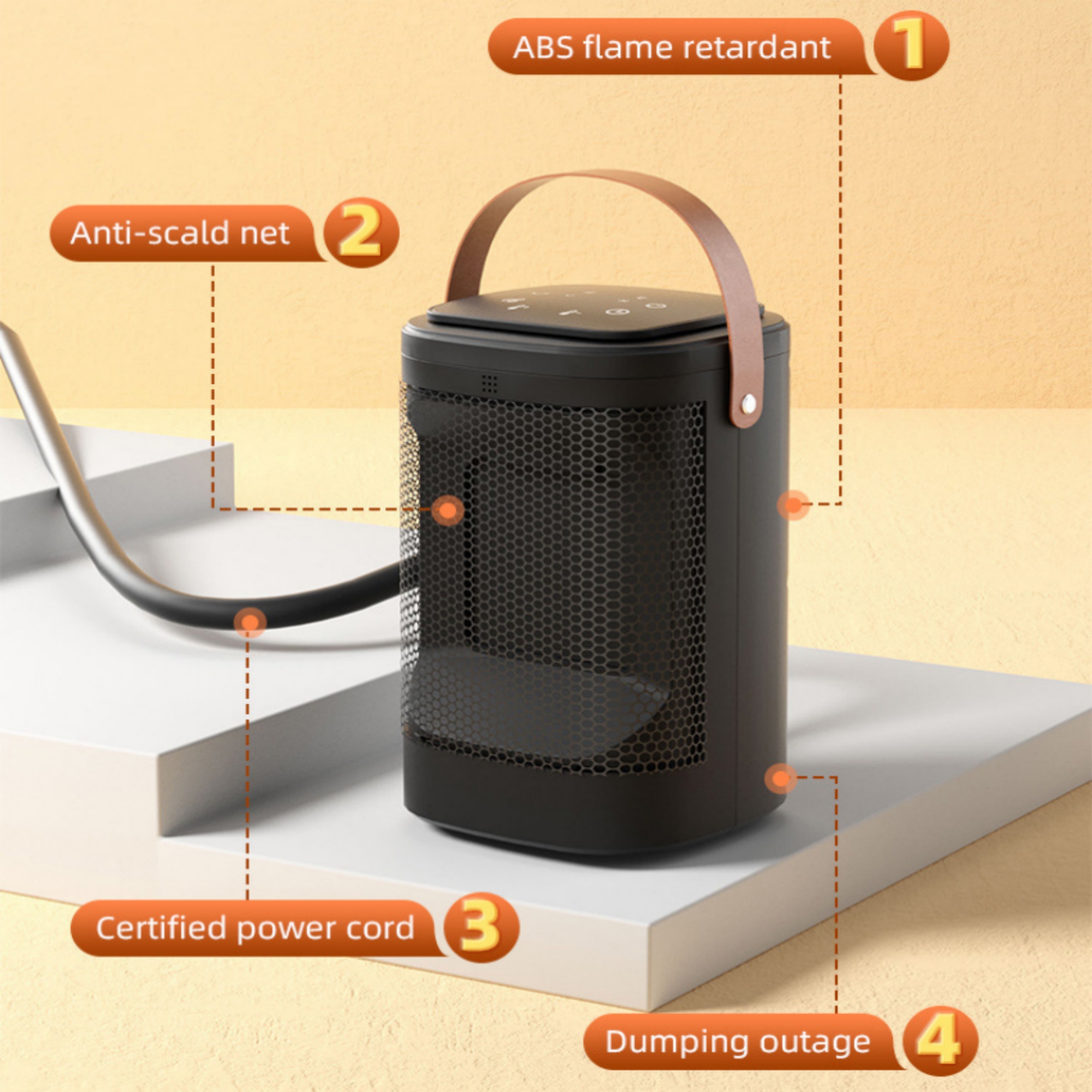 Space Heater With Handle Item No#31387 - Image 5