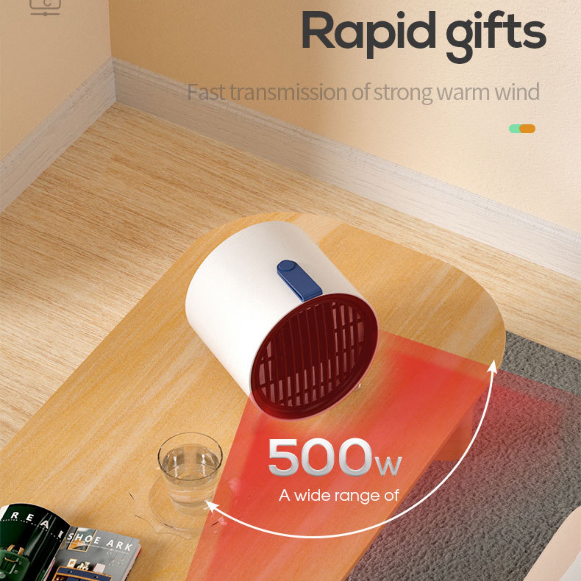 Portable Small Space Heater Item No#31390 - Image 3