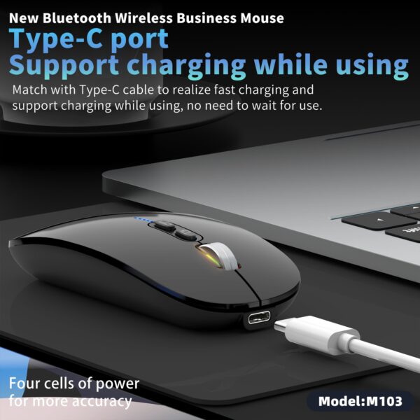 Three Modes Wireless Mouse Item No#31400 - Image 6