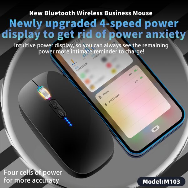 Three Modes Wireless Mouse Item No#31400 - Image 7