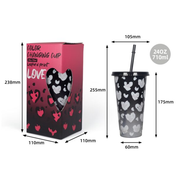 2 Pack Valentine'S Day Color Changing Cups Item No#31402 - Image 3