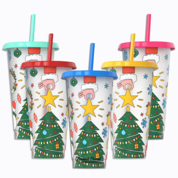 Christmas Color Changing Cups Item No#31408