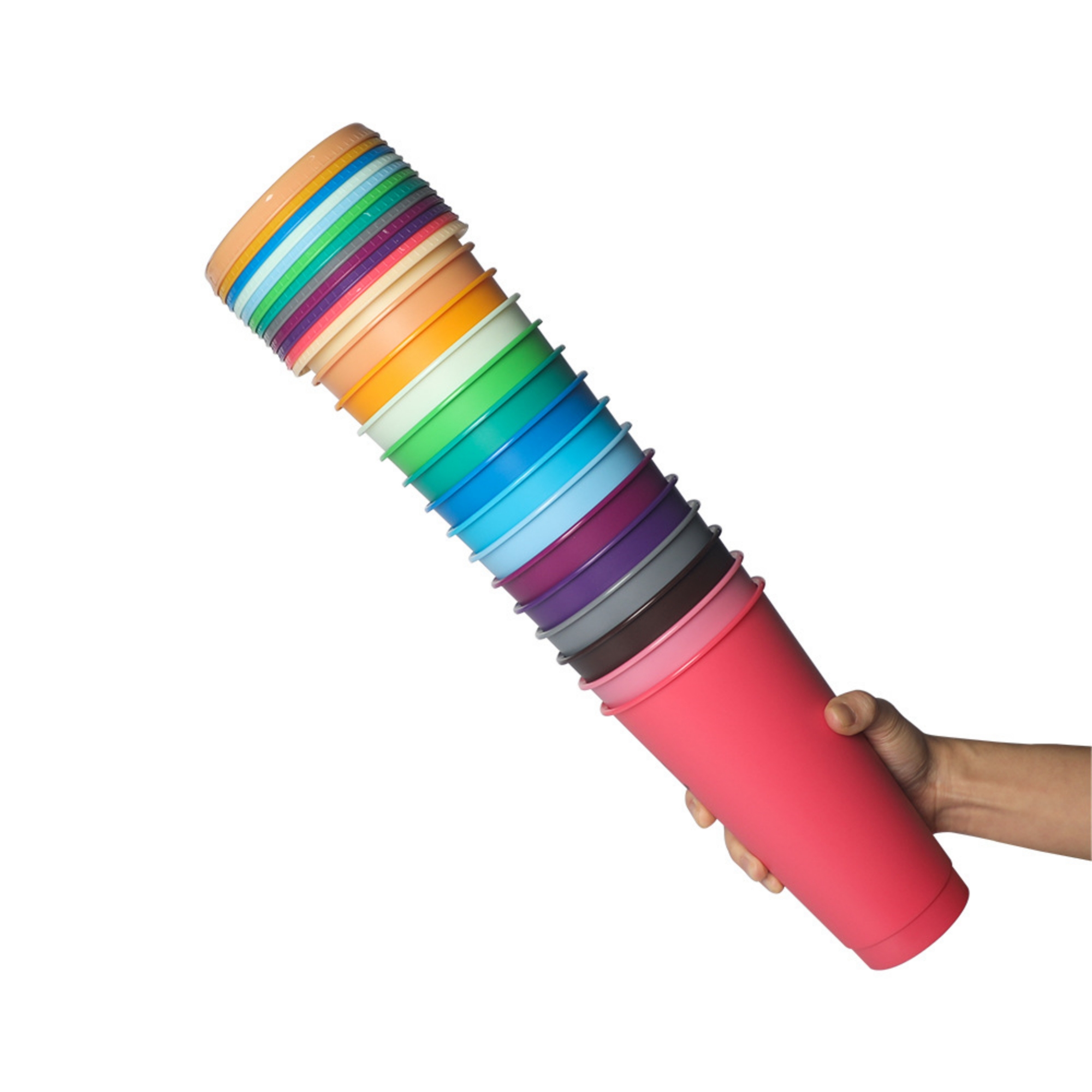 24 Oz Tumbler With Straw And Lid Item No#31409 - Image 5