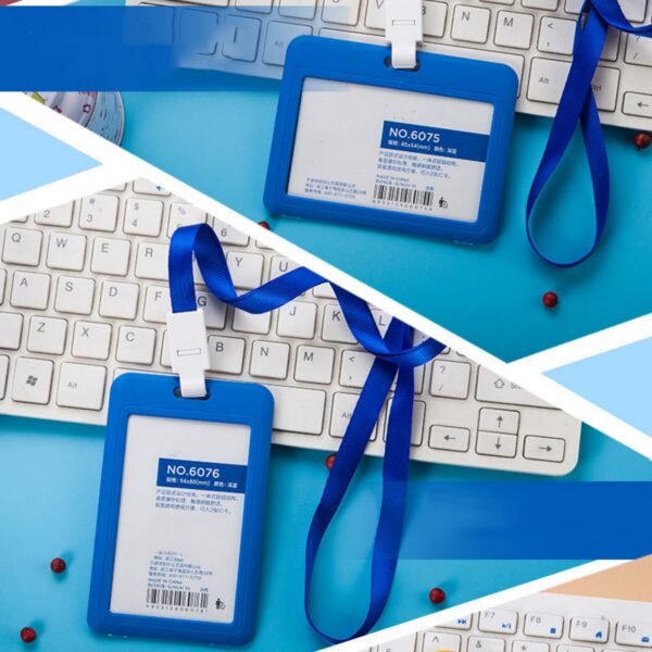 Horizontal Id Badge Holder With Lanyard Item No#31411 - Image 6