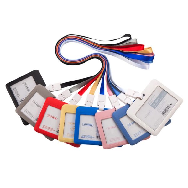 Horizontal Id Badge Holder With Lanyard Item No#31411 - Image 2