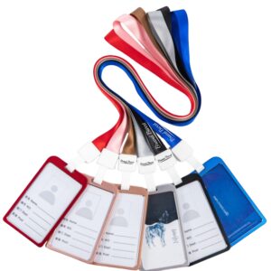 Metal Id Badge Holder With Lanyard Item No#31413