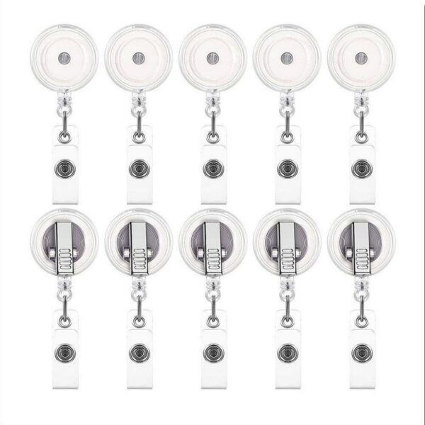Clear Retractable Badge Reel Item No#31417 - Image 2
