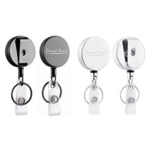 Retractable Badge Reel With Belt Clip Item No#31419