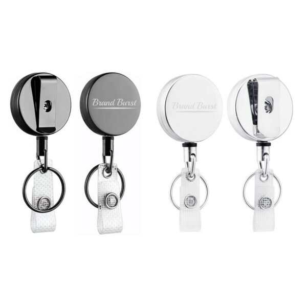 Retractable Badge Reel With Belt Clip Item No#31419