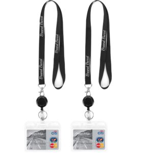 Retractable Lanyard With Id Card Holder Item No#31423