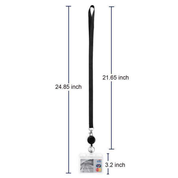 Retractable Lanyard With Id Card Holder Item No#31423 - Image 3