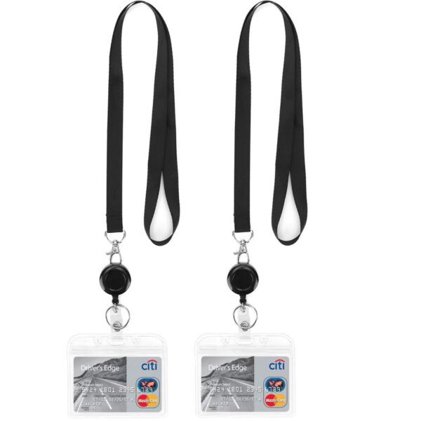 Retractable Lanyard With Id Card Holder Item No#31423 - Image 2