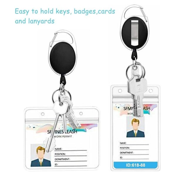 Id Badge Holder With Retractable Badge Reel Item No#31424 - Image 5