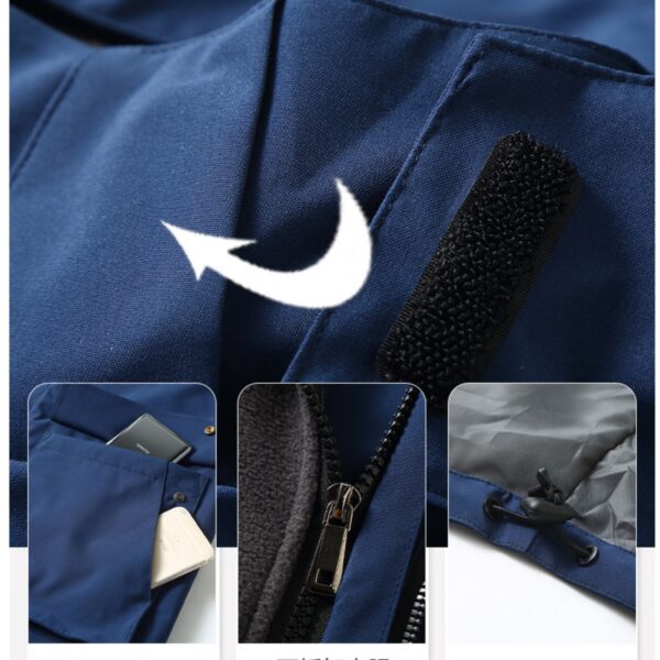 3-In-1 Winter Jacket For Men And Women Item No#31432 - Image 3