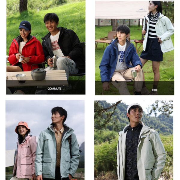 3-In-1 Winter Jacket For Men And Women Item No#31432 - Image 6