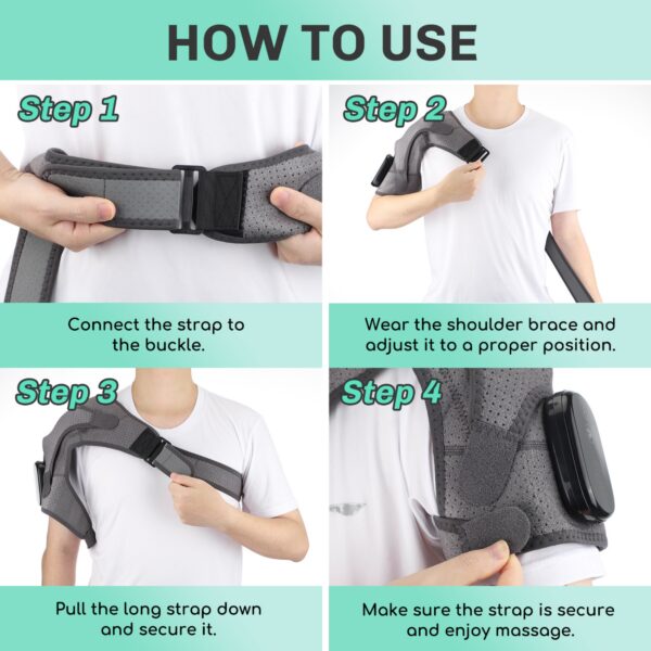 Cordless Shoulder Heating Pad Item No#31433 - Image 7