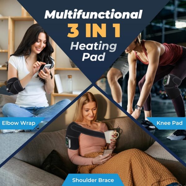 Wireless Heated Knee Massager Item No#31434 - Image 3