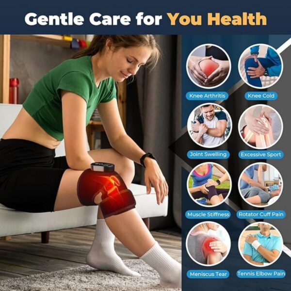 Wireless Heated Knee Massager Item No#31434 - Image 6