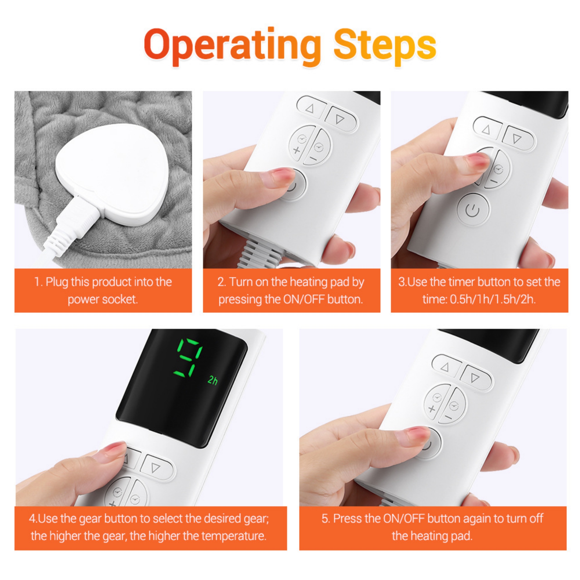 Heated Pad With Lcd Controller Item No#31438 - Image 8