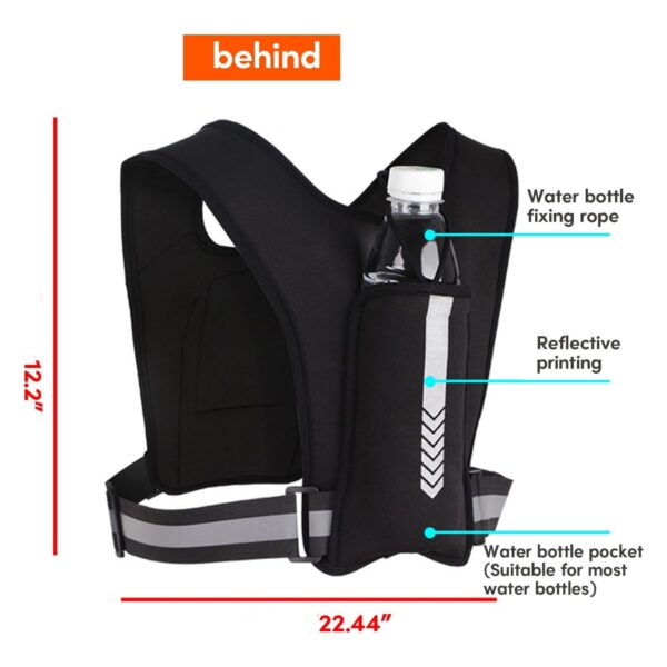 Adjustable Reflective Running Vest Item No#31450 - Image 3