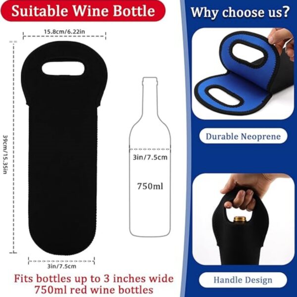 Single Bottle Wine Carrier Item No#31451 - Image 3